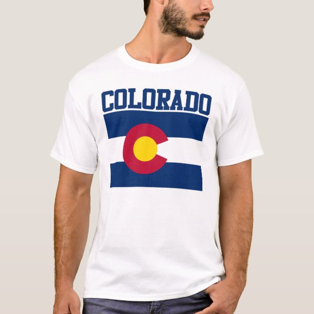 Colorado State Flag T-Shirt (Front)