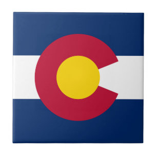 Colorado State Flag Tile