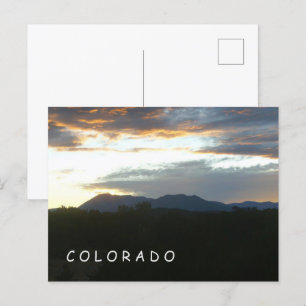 Colorado Sunset Postcard