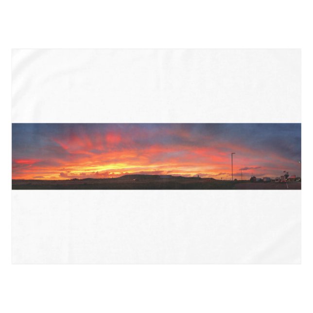 Colorado Sunset Tablecloth (Front (Horizontal))