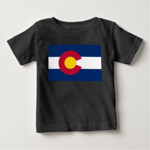Colorado: The Centennial US State Flag Baby T-Shirt