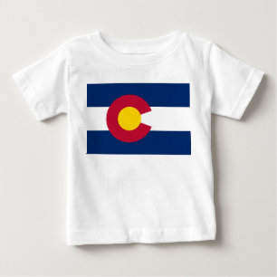 Colorado: The Centennial US State Flag Baby T-Shirt
