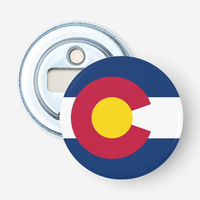 Colorado: The Centennial US State Flag Bottle Opener (Front)
