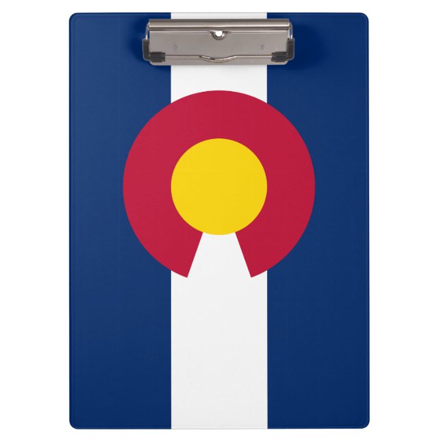 Colorado: The Centennial US State Flag Clipboard (Front)