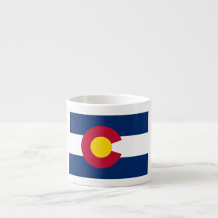 Colorado: The Centennial US State Flag Espresso Cup