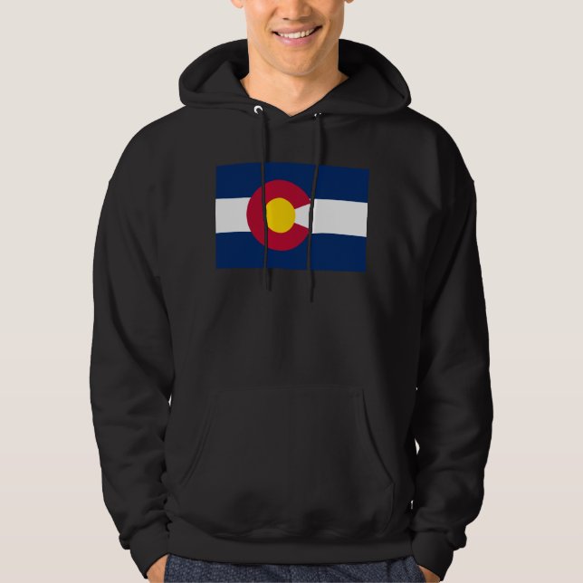 Colorado: The Centennial US State Flag Hoodie (Front)