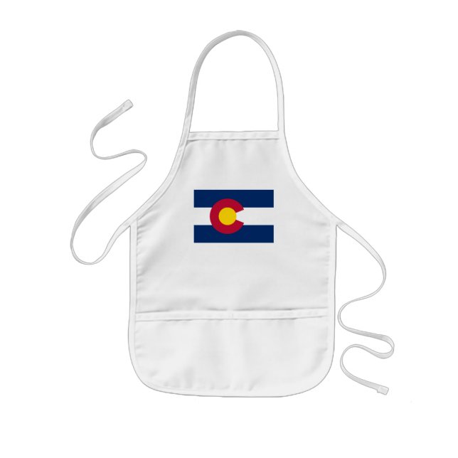 Colorado: The Centennial US State Flag Kids Apron (Front)
