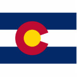 Colorado: The Centennial US State Flag Photo Sculpture Magnet<br><div class="desc">In the year 1911, the state of Colorado, a land of breathtaking beauty and boundless opportunity, sought a flag to symbolize its unique identity. A committee was formed to design a flag that would capture the essence of the Centennial State. - After much deliberation, a design was chosen that celebrated...</div>