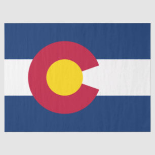 Colorado: The Centennial US State Flag Tissue Paper