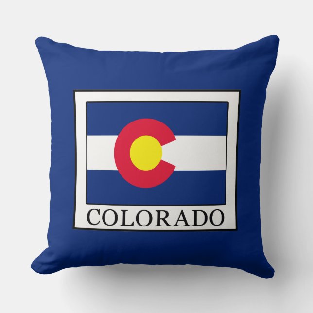 Colorado Throw Pillow (Front)