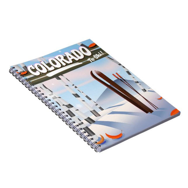Colorado To Ski! Notebook (Right Side)