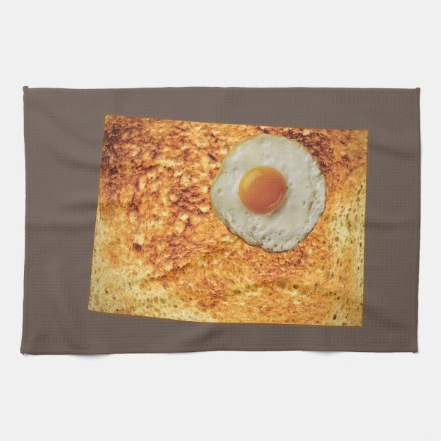 Colorado Toast & Egg Kitchen Towel (Horizontal)