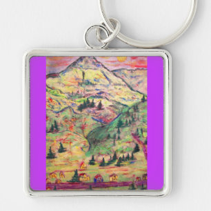 colorado  town keychain
