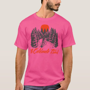 Colorado Trail Rocky Mountains Mountain Biking Hik T-Shirt