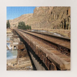 Colorado Train Trestle - 20x20 - 676 pcs. Jigsaw Puzzle