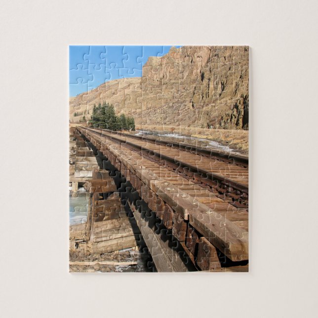 Colorado Train Trestle - 8x10 - 110 pcs. Jigsaw Puzzle (Vertical)