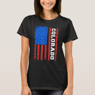 Colorado Usa Flag T-Shirt