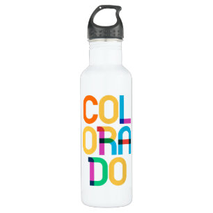 Colorado Vintage Colourful 80s Pop Art Type 710 Ml Water Bottle