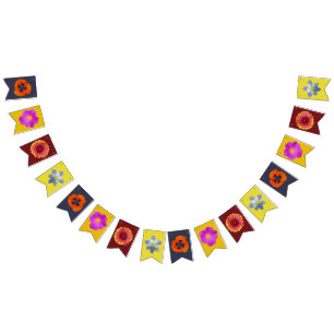 Colorado Wildflowers Bunting Flags