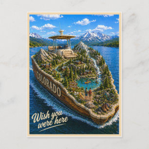 Colorado   Wish You Were Here   State Series Postcard