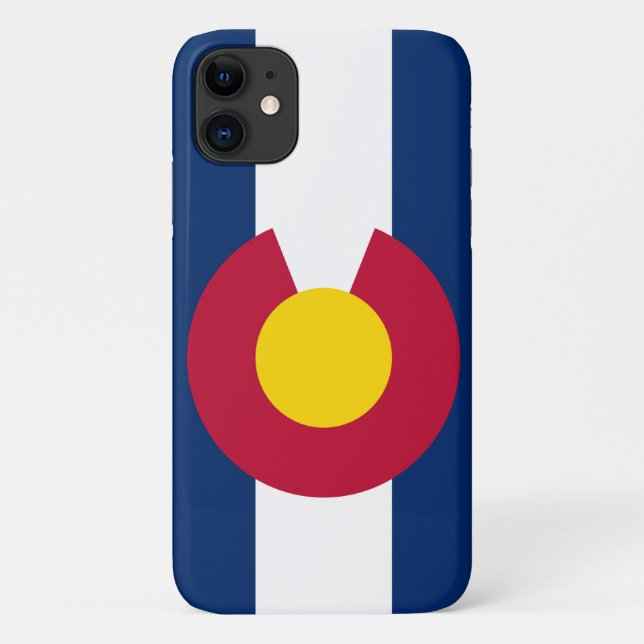 Colorado's Flag Case-Mate iPhone Case (Back)