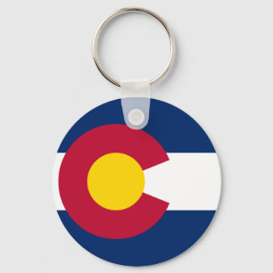Colorado's Flag Keychain