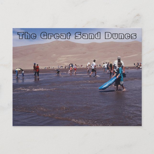 Colorado's Great Sand Dunes Postcard (Front)
