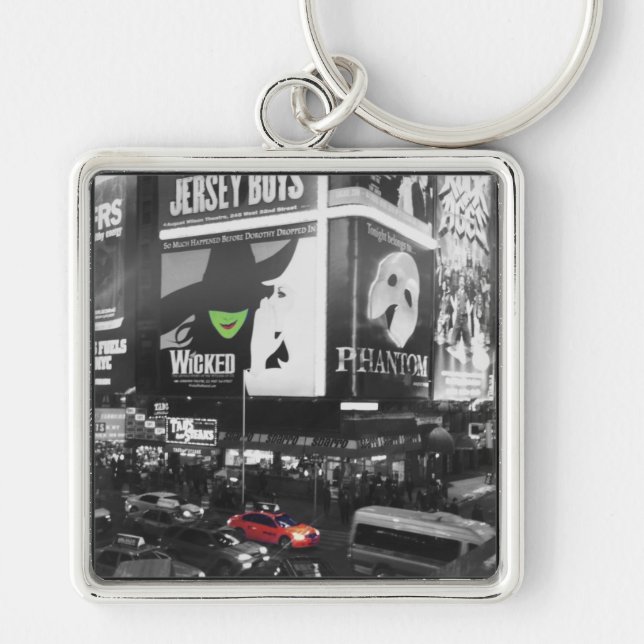 Colorblind On Broadway Keychain (Front)