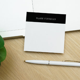 Colorblock Border Personalized Post-it Notes