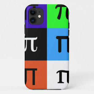 colorblock happy pi day iPhone 11 case