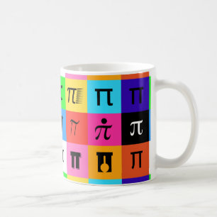 colorblock happy pi day coffee mug