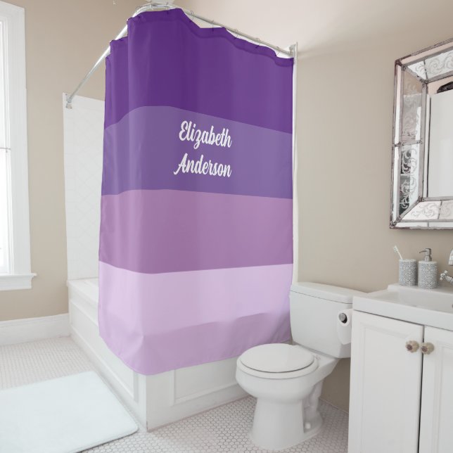 Colorblock Purple Horizontal Stripe (In Situ)