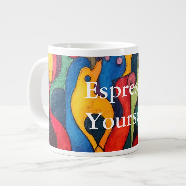 Colorcube 2 Colourful Cubism Specialty Mug (Front Left)