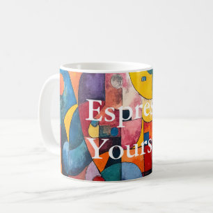 Colorcube 3 Colorful Cubism Classic Mug
