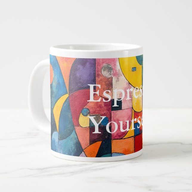 Colorcube 3 Colourful Cubism Specialty Mug (Front Left)