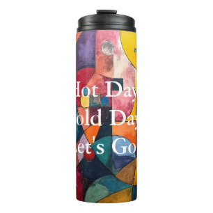 Colorcube 3 Colourful Cubism Thermal Tumbler