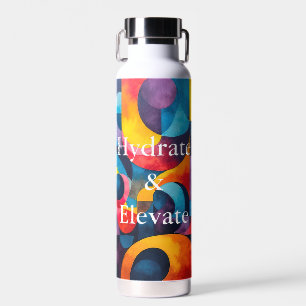 Colorcube 6 Colourful Cubism Water Bottle Type 2