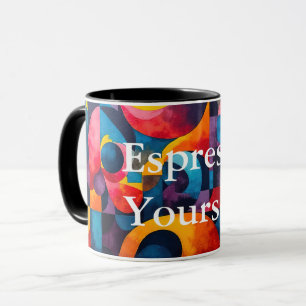 Colorcube 6 Cubisme coloré Combo Mug