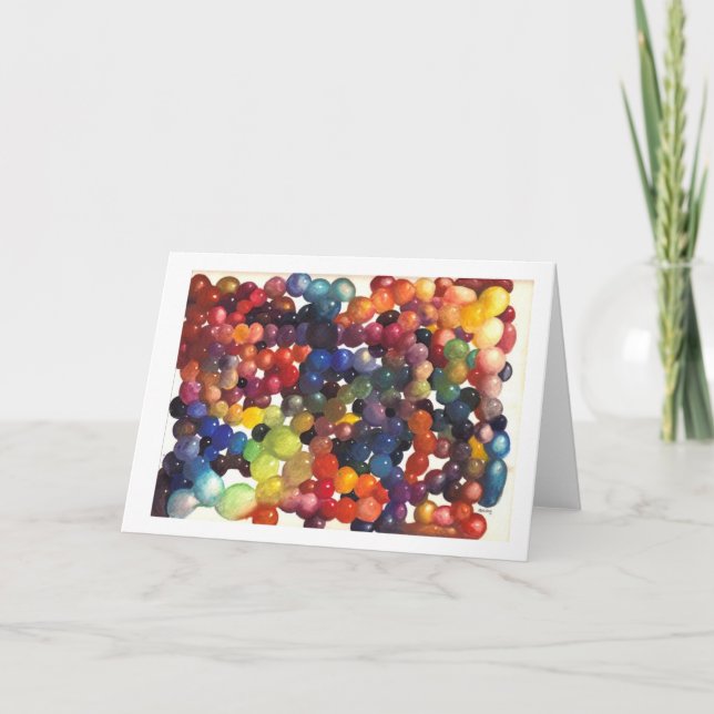 Colordrops Greetings Card (Front)