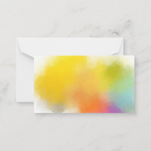 Coloré Abstrait Blanc Modèle Élégant Personnalisé