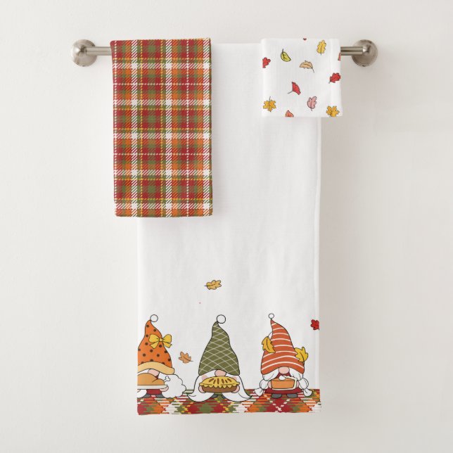 Coloré automne Thanksgiving Gnomes (En situation)