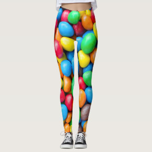 Coloré Chocolat Douceurs enduites Leggings