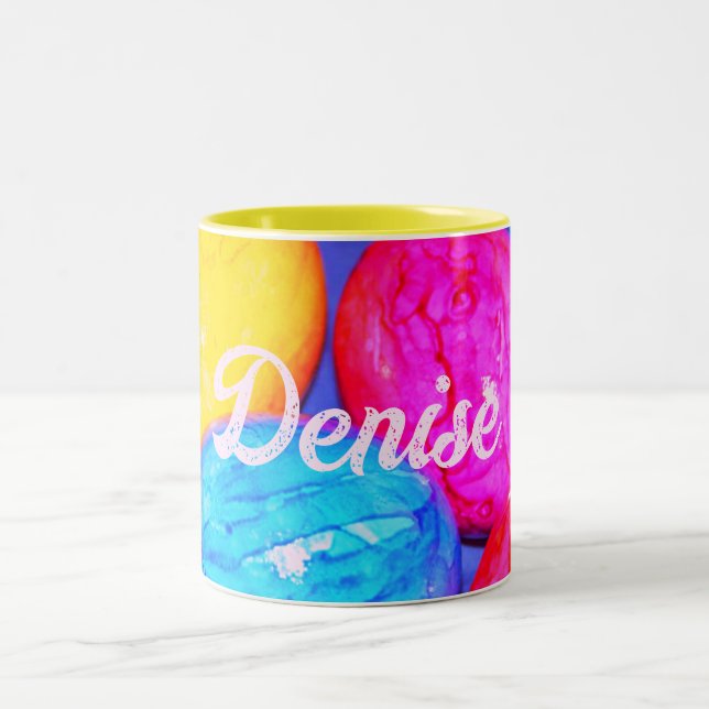 COLORÉ COULEUR D'EAU MUG DE PÂQUES (Centre)