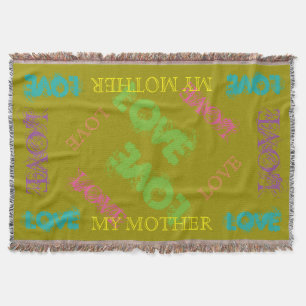 Coloré ma couverture de jet de mère