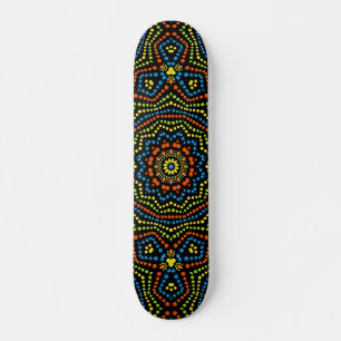 Coloré Moderne Cool & Design Dot Art Skateboard