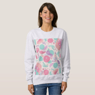 Coloré Retro Pastel Sweat - shirt à capuche esthét