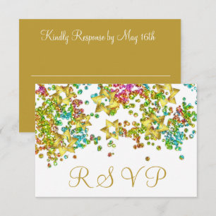 Coloré RSVP Gold Star Glittery Confetti