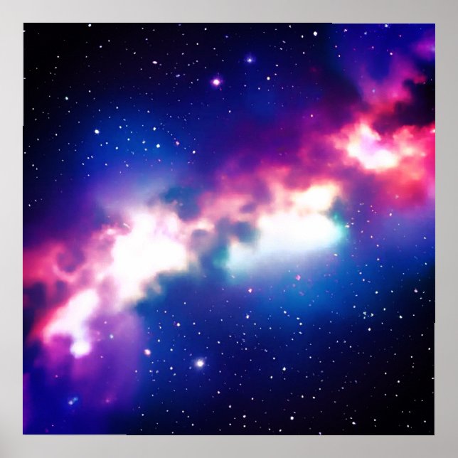 Coloré Serpent Nebula Galaxy Poster d'art (Devant)