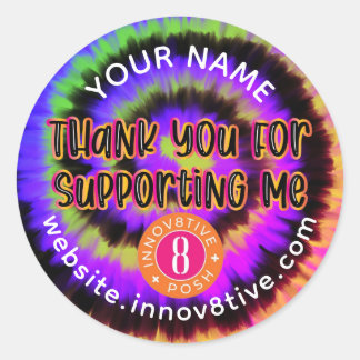 Coloré Tee Die Rouge8tive + étiquette Posh