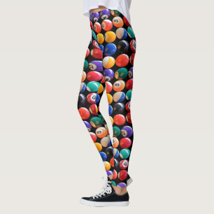 Coloré Traditionnel Eightball', Dames Leggings